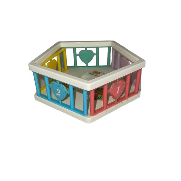 Tyco Toys Vintage 989 Tyco Quints Dolls Accessories Playpen Rocking